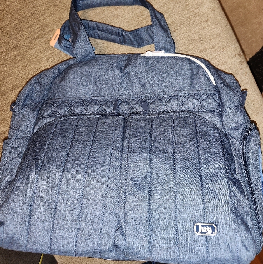 Lug Boxer Overnight/Weekender Bag (Heather Navy) - Picture 2 of 6